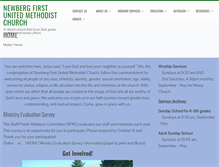 Tablet Screenshot of newbergfumc.org